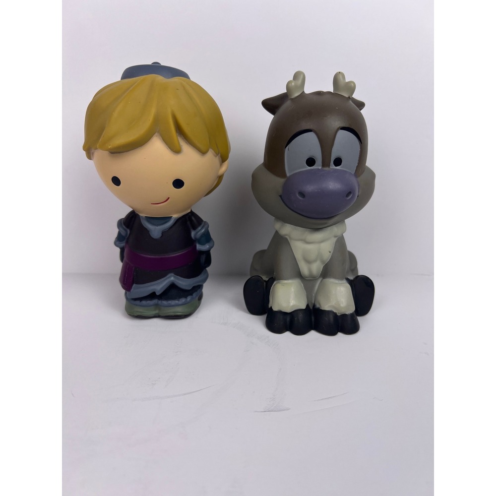 Disney Frozen KRISTOFF & SVEN Figures 5" Chunky Toddler Toys for Pool or Bathtub